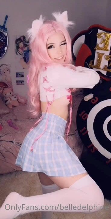 Belle Delphine Spins The Wheel In A Skimpy Outfit