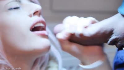 Cherrycrush Gets Massive Facials And Swallows Loads Of Cum