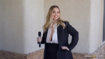 Reporter Codi Vore And Cherie Deville Ride Mick Blue’s Cock