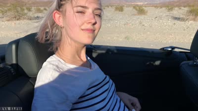 Eva Elfie Gets Pounded In A Moving Car