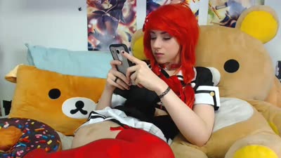 Lana Rain Plays Schoolgirl Sōji Mitsuka As A Nasty Cam Girl
