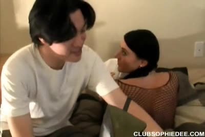 Sophie Dee Takes An Asian’s Dick