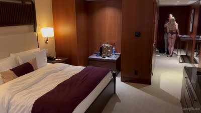SavvySuxx Gets Pounded In A Hotel Room