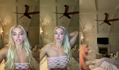 Lindsey Pelas Teases Her Huge Tits