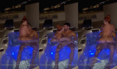 Amanda Nicole Slurps A Cock In The Jacuzzi