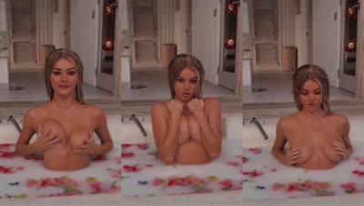 Kristen Hancher Gets Horny In The Bath