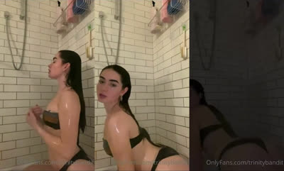 Trinity Hudson Teases Her Body InThe Shower
