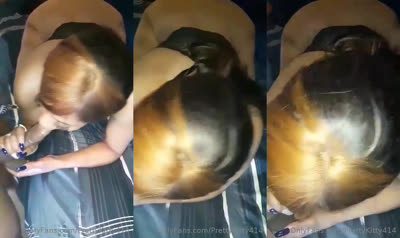 Prettykitty414 Sucks A BBC Before Sleeping