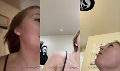 Amyyyy007 Gets Fucked By Black Ghostface