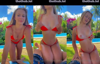 Lena Polanski Sucks And Fucks By The Poolside