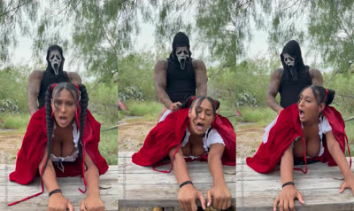 Jaaden Kyrelle Gets Fucked Outdoors In Costume