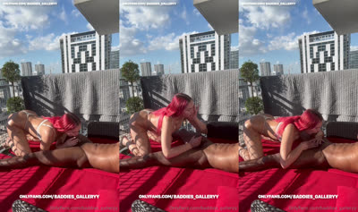 Teen Has Sex On A Balcony BBC