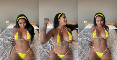 Yasmina Khan Spreads Her Legs And Masturbates