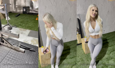 ScarlettKissesXO 03 – Fucked by the Gym Trainer