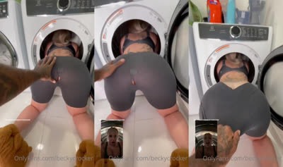 Becky Crocker Trapped In A Washing Machine Ends In Sex