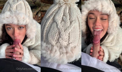 Pixeincl In Outdoor Cock Suck And Facial