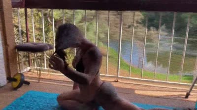 Apex Suicide Does Yoga And Ends Up Fucking Her Trainer
