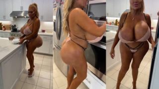 Allegra Cole Surgically Enhanced Tits And Ass