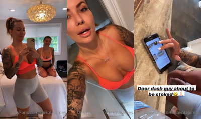 Dakota James Sucks Cock In Threesome