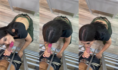 Sarah Montufar Sucks A Prisoner’s Dick