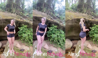 Aline Novak Hot For Outdoor Sex