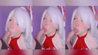 Steph Min Sits On A Dildo