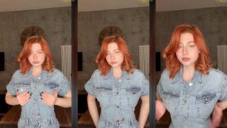 Redhead With Beautiful Tits