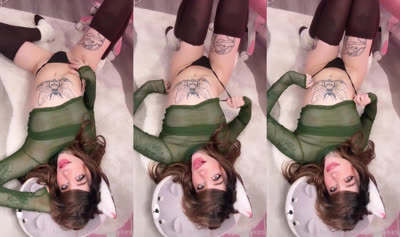 Rusty Fawkes Masturbating With Her Ass Towards The Sky