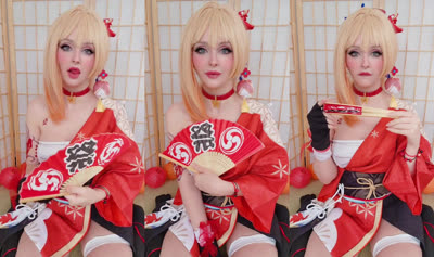 Mikomin Gets Horny When She Cosplays