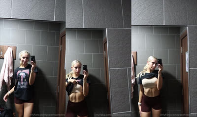 Grace Marie In The Nude Shower
