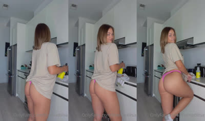 The Madilisa Naked In The Kitchen