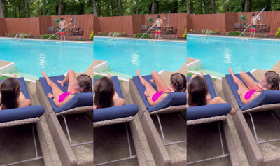 Katie Clark And Babesafreak Fuck The Pool Keeper