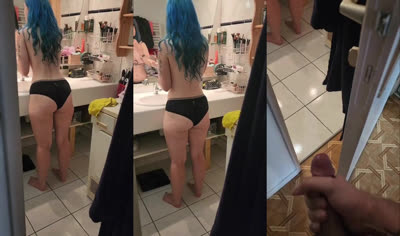 Khalamite Fucking In The Bathroom Before Sleeping