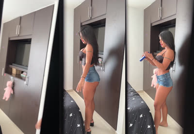 Marcy Jimnz Is Caught Touching Herself