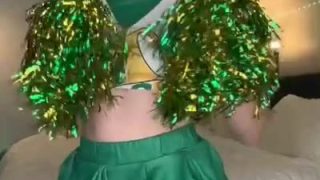 Jade Pixel Leaves Cheerleading To Ride A Cock