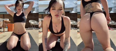 Alinity Shows Her Pussy On The Rooftop