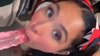 Soliitxa Sucks A Dildo