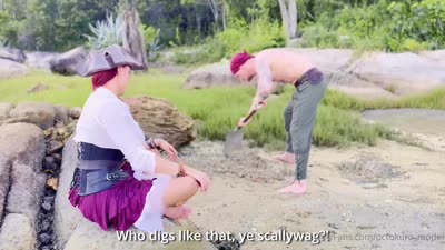 Cosplay Octokuro Gets Fucked Hard By A Pirate