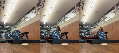 PrincessFromBabylon Does Hip Thrusts In The Gym