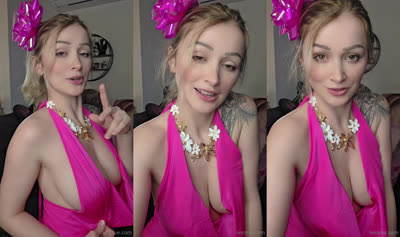 Liensue Seduces You With ASMR In Pink Dress