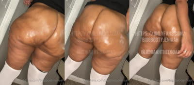 Biggbootyjeniaah Bends Over And Twerks To Show Pussy