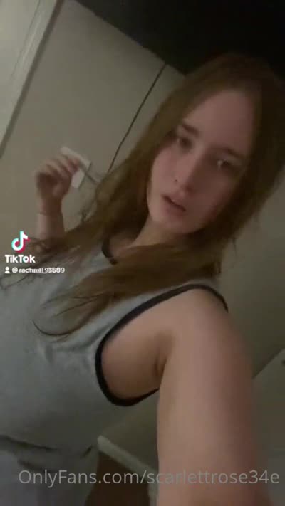 Scarlettrose34E Teasing Naughtily In A Tight Dress