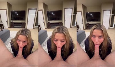 Madiiitay Gives A Blowjob And Sits On A Cock POV