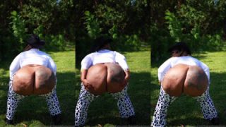 Therealfyebottom Wiggles Huge Ass Outdoor