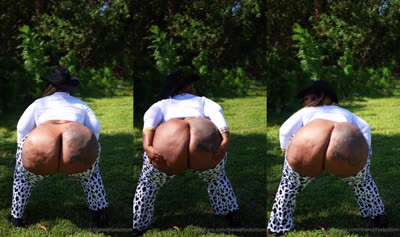 Therealfyebottom Wiggles Huge Ass Outdoor