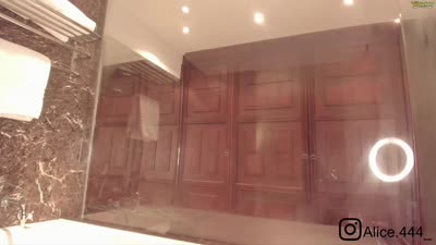 Alice Practice Seduces You Naked In The Jacuzzi And In The Shower