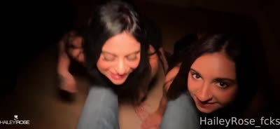Slutty Hailey Rose Gets Hot In A Threesome