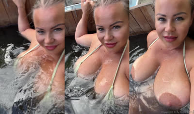 Bellabodhivip Revealing Her Massive Tits