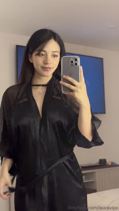 Lauravipx Disrobes Into Sexy Lingerie