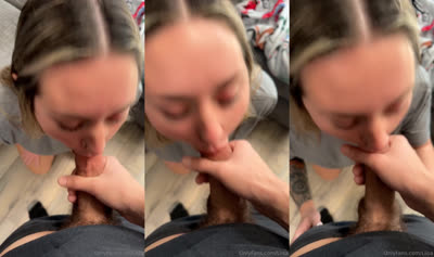 Liisabbyy Gives A BJ And Gets A Cumshot